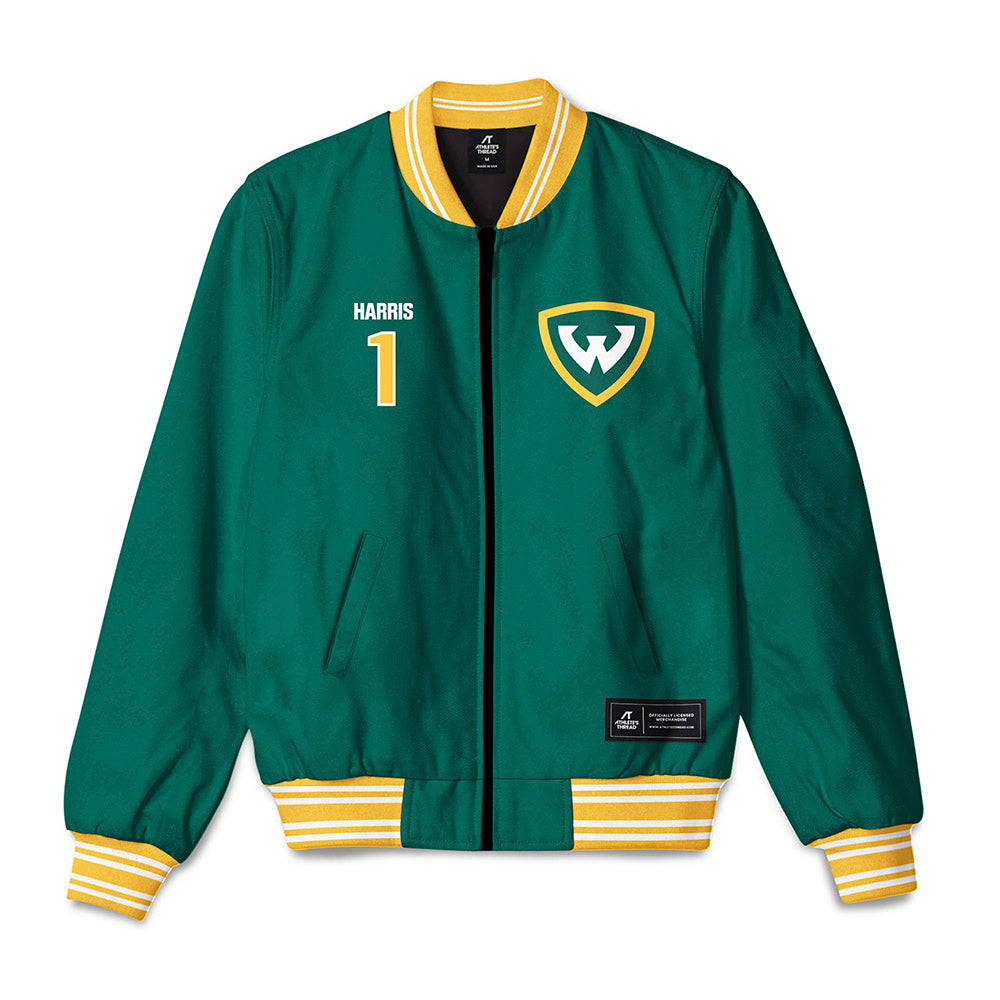 Wayne State - NCAA Football : Manny Harris - Bomber Jacket-0