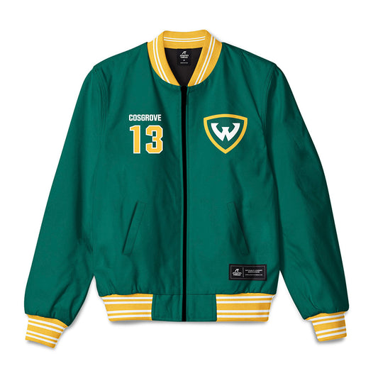 Wayne State - NCAA Softball : Addison Cosgrove - Bomber Jacket-0