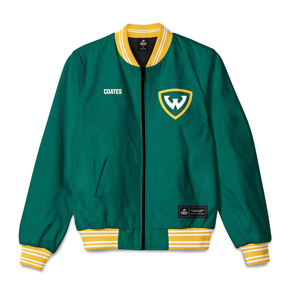 Wayne State - NCAA Women's Track & Field : Iyana Coates - Bomber Jacket-0