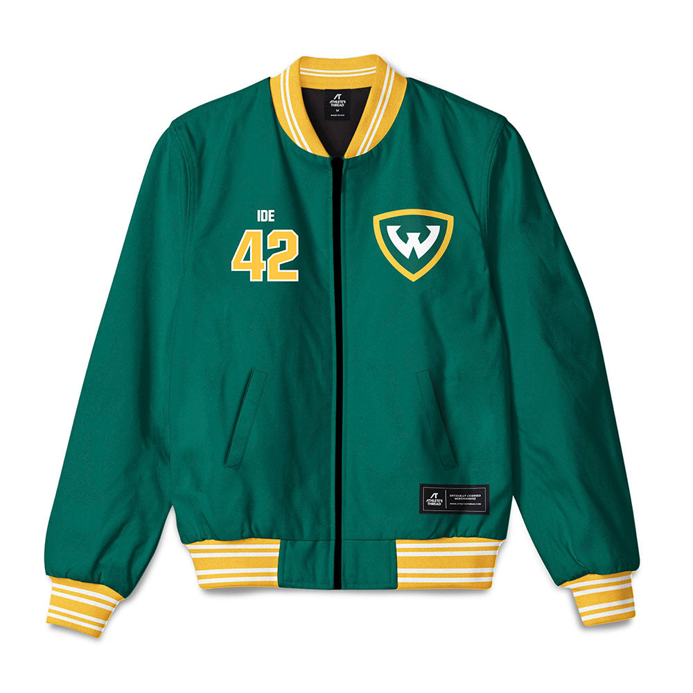 Wayne State - NCAA Baseball : Landon Ide - Bomber Jacket-0