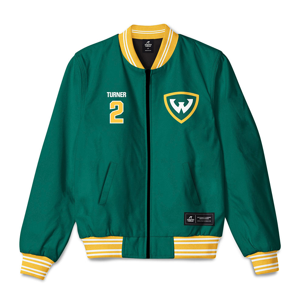 Wayne State - NCAA Football : Nick Turner - Bomber Jacket-0