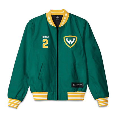 Wayne State - NCAA Football : Nick Turner - Bomber Jacket-0