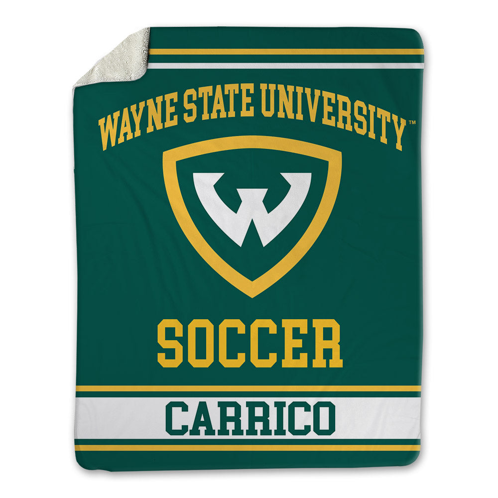 Wayne State - NCAA Women's Soccer : Kate Carrico - Blanket-0
