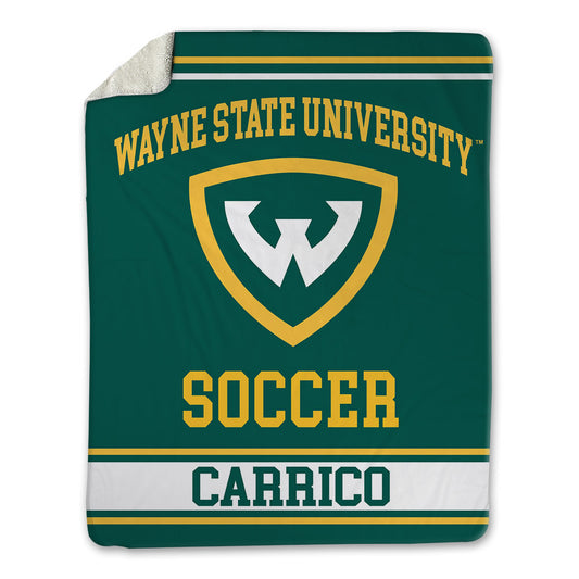 Wayne State - NCAA Women's Soccer : Kate Carrico - Blanket-0