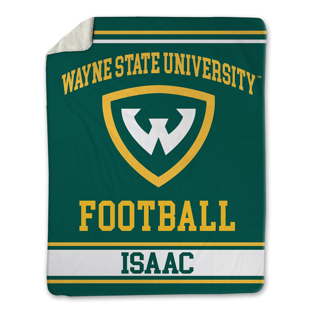Wayne State - NCAA Football : Devon Isaac - Blanket-0