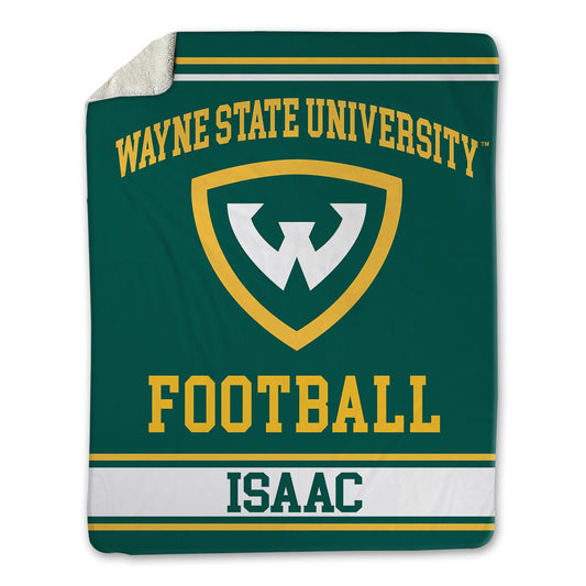 Wayne State - NCAA Football : Devon Isaac - Blanket-0
