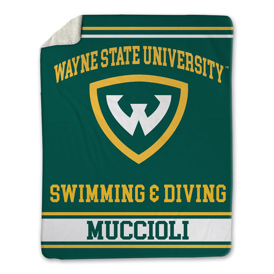 Wayne State - NCAA Women's Swimming & Diving : Diana Muccioli - Blanket-0