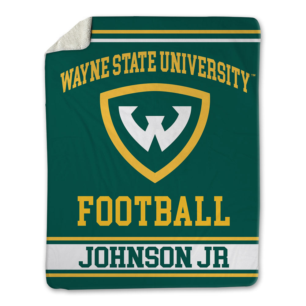 Wayne State - NCAA Football : Dale Johnson Jr - Blanket-0