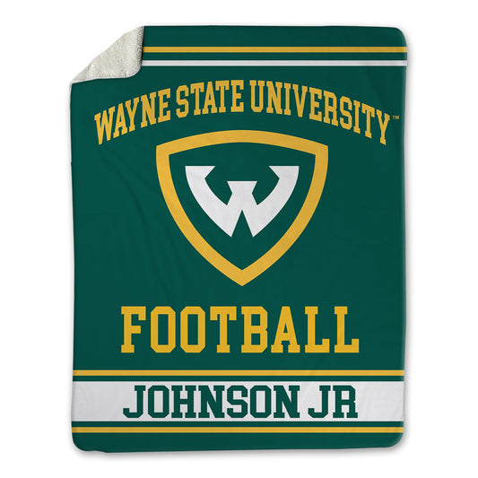 Wayne State - NCAA Football : Dale Johnson Jr - Blanket-0