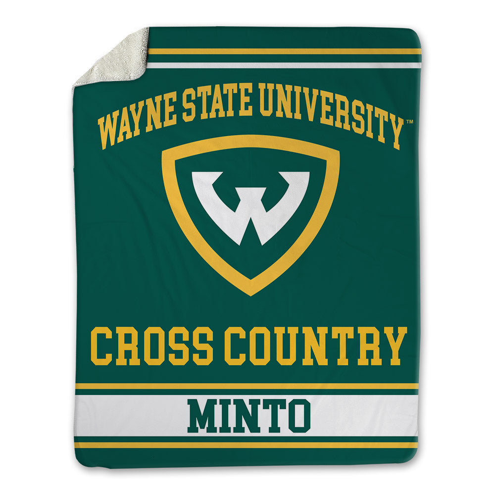 Wayne State - NCAA Men's Cross Country : Kenneth Minto - Blanket-0
