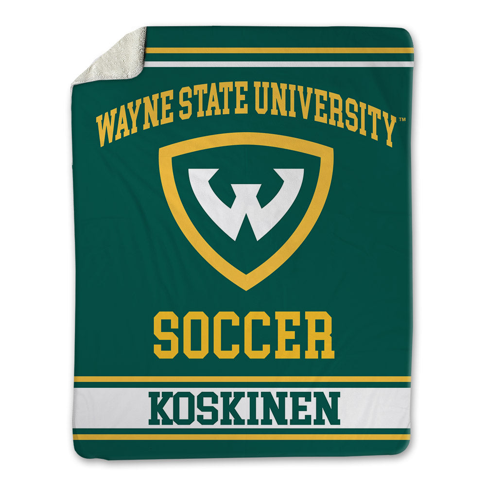 Wayne State - NCAA Women's Soccer : Morgan Koskinen - Blanket-0