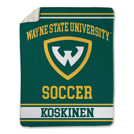 Wayne State - NCAA Women's Soccer : Morgan Koskinen - Blanket-0
