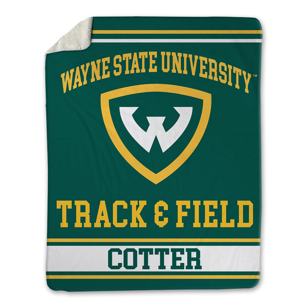 Wayne State - NCAA Women's Track & Field : Richelle Cotter - Blanket-0