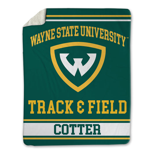 Wayne State - NCAA Women's Track & Field : Richelle Cotter - Blanket-0