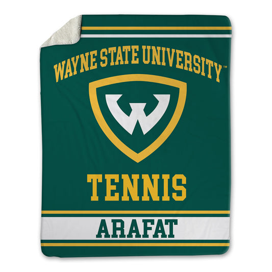 Wayne State - NCAA Women's Tennis : Malak Arafat - Blanket-0