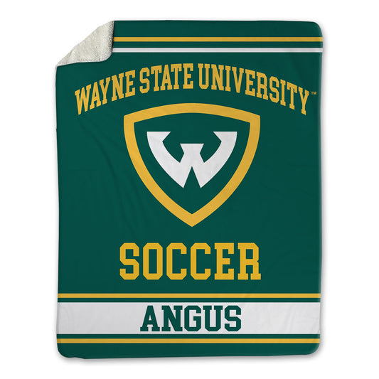 Wayne State - NCAA Women's Soccer : Emma Angus - Blanket-0