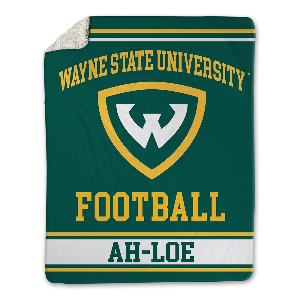 Wayne State - NCAA Football : Tanielu Ah-Loe - Blanket-0
