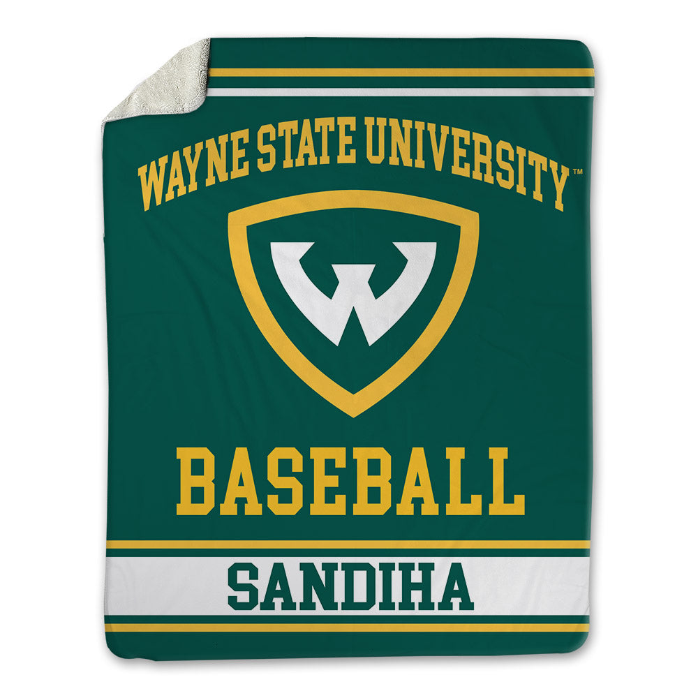 Wayne State - NCAA Baseball : Nick Sandiha - Blanket-0