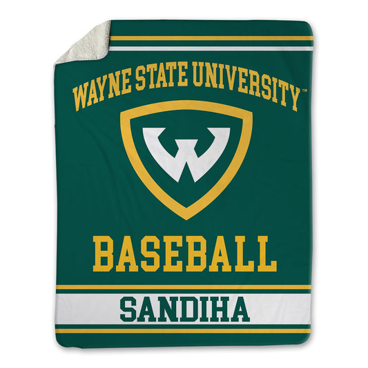 Wayne State - NCAA Baseball : Nick Sandiha - Blanket-0