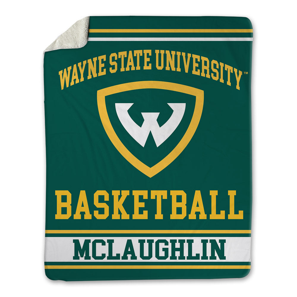 Wayne State - NCAA Women's Basketball : Halen McLaughlin - Blanket-0