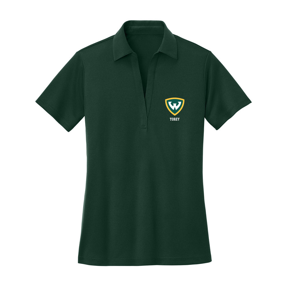 Wayne State - NCAA Football : Tyler Torey - Women's Activewear Polo Shirt-0