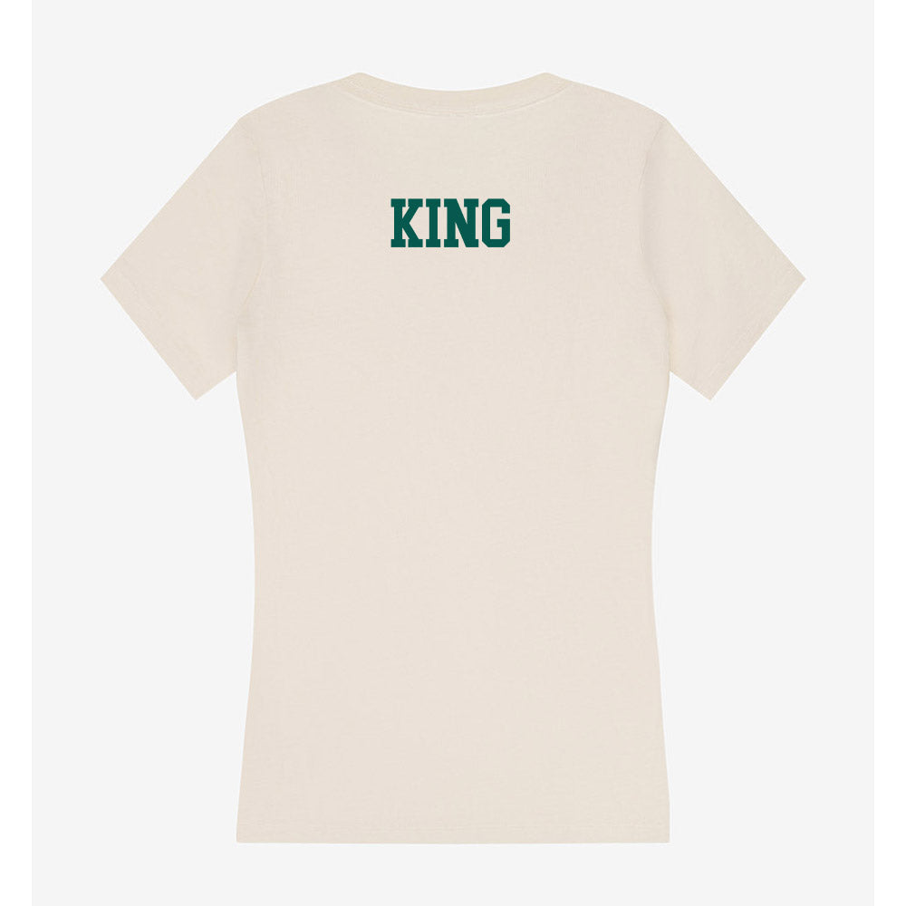 Wayne State - NCAA Women's Track & Field : Edimari King - Classic Shersey Women's V-Neck T-Shirt-1