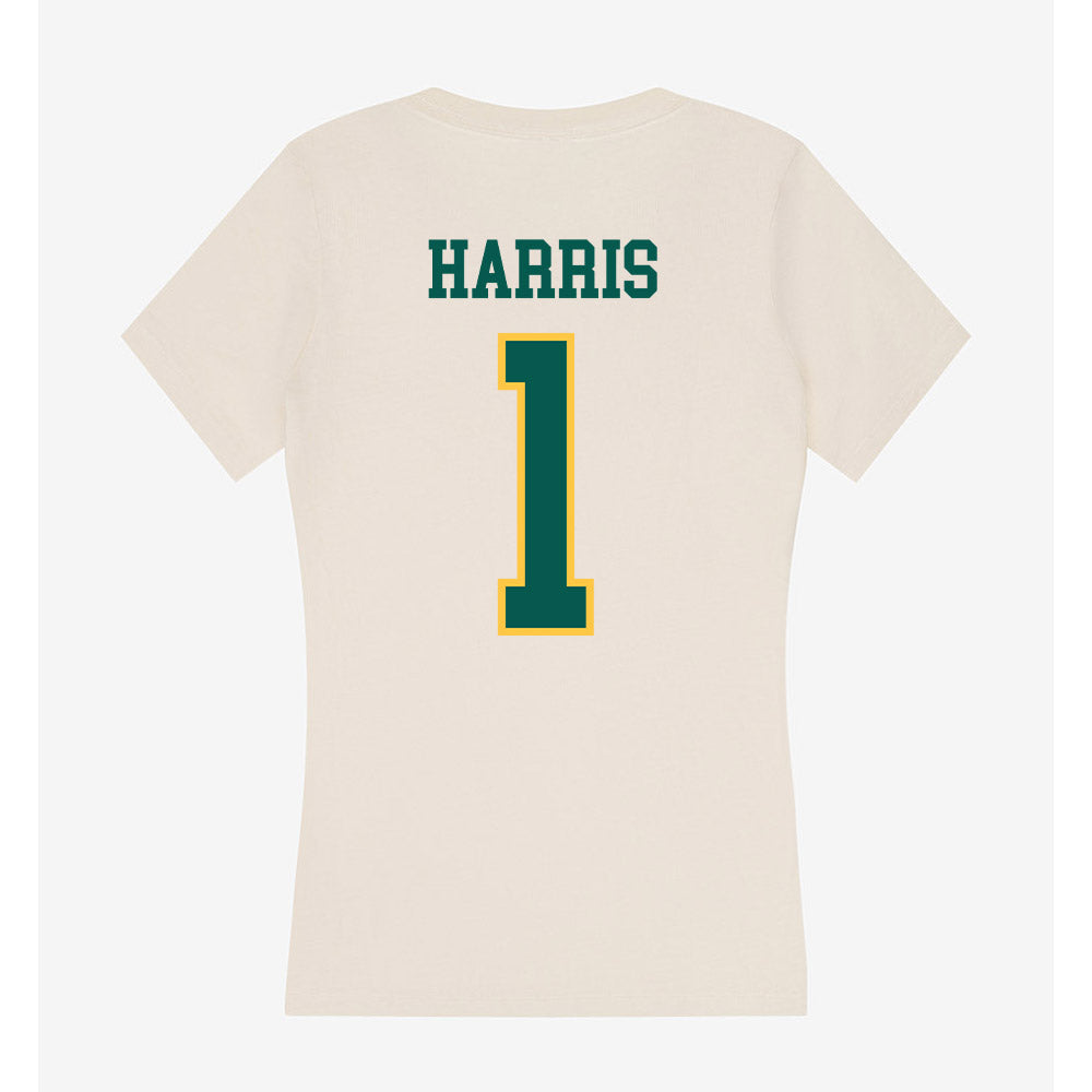 Wayne State - NCAA Football : Manny Harris - Classic Shersey Women's V-Neck T-Shirt-1