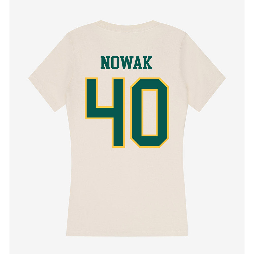 Wayne State - NCAA Football : Griffin Nowak - Classic Shersey Women's V-Neck T-Shirt-1