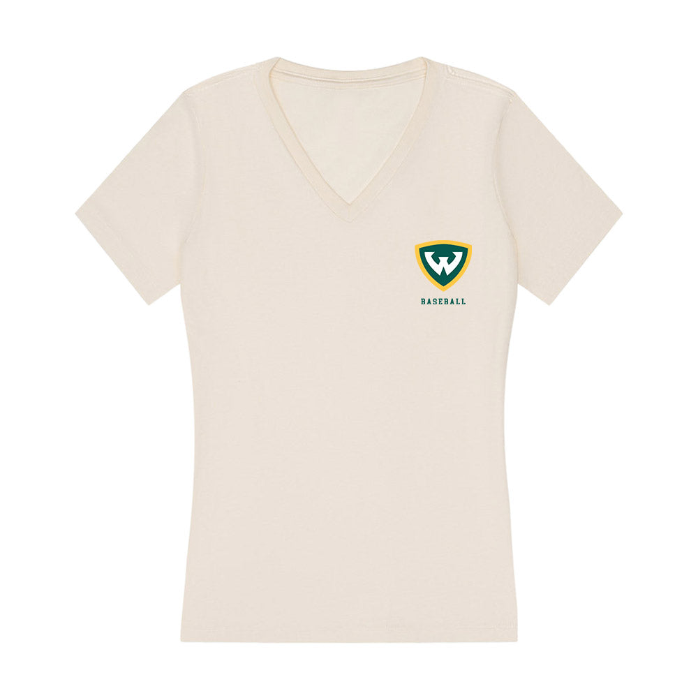 Wayne State - NCAA Baseball : Gabe Zeldes - Classic Shersey Women's V-Neck T-Shirt-0