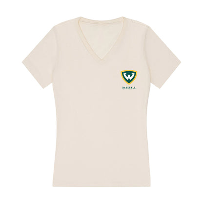 Wayne State - NCAA Baseball : Gabe Zeldes - Classic Shersey Women's V-Neck T-Shirt-0
