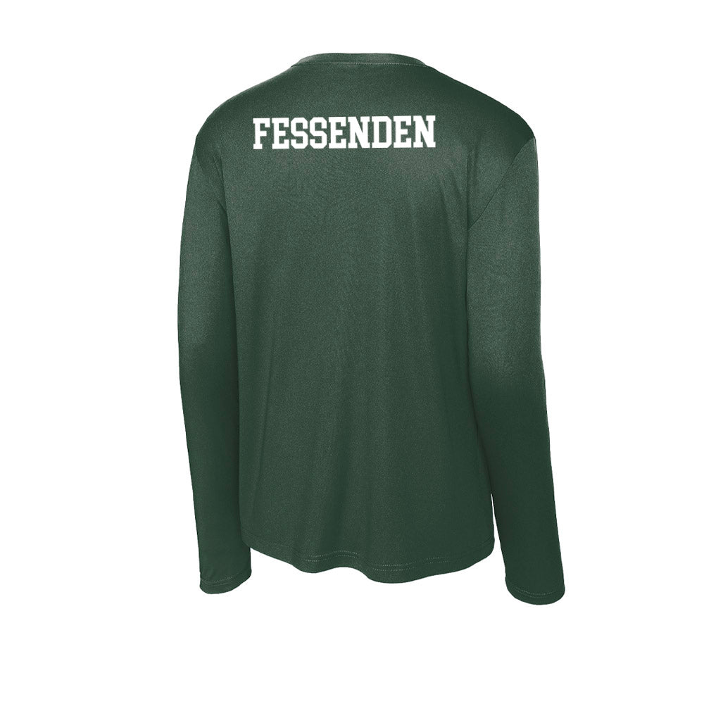 Wayne State - NCAA Women's Swimming & Diving : Danika Fessenden - Classic Shersey Activewear Long Sleeve T-Shirt-1