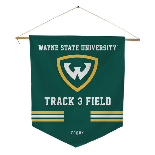 Wayne State - NCAA Women's Track & Field : Ania Toboy - Pennant - 18" x 21"-0