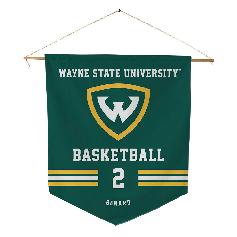 Wayne State - NCAA Women's Basketball : Maddy Benard - Pennant - 18" x 21"-0