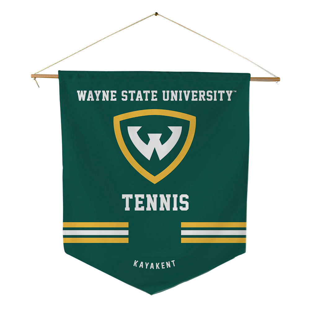 Wayne State - NCAA Women's Tennis : Selin Kayakent - Pennant - 18" x 21"-0