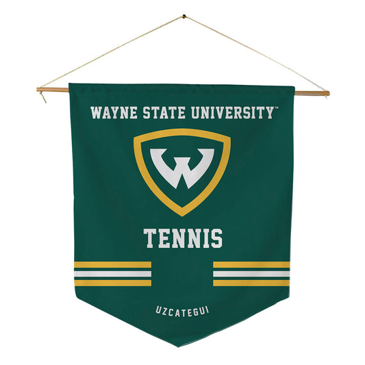 Wayne State - NCAA Women's Tennis : Shanty Uzcategui - Pennant - 18" x 21"-0