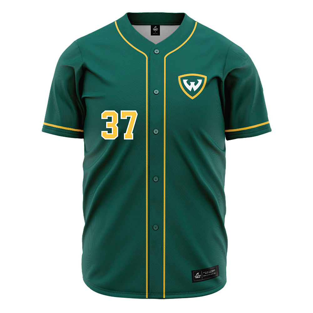 Wayne State - NCAA Baseball : Bryce Neitzel - Green Jersey-0
