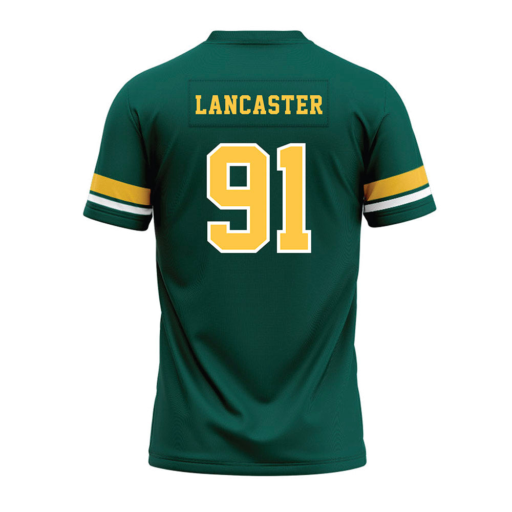 Wayne State - NCAA Football : Zion Lancaster - Green Premium Football Jersey-1