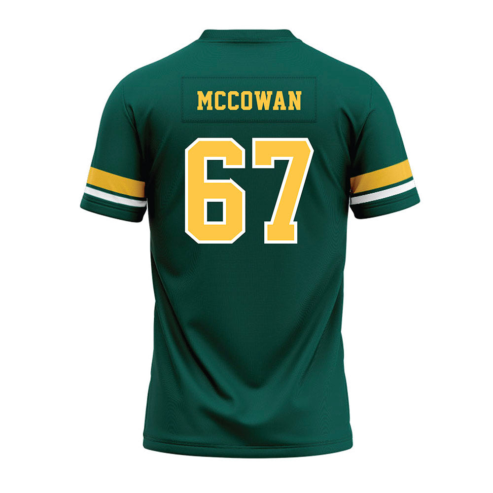 Wayne State - NCAA Football : Jack McCowan - Green Premium Football Jersey-1