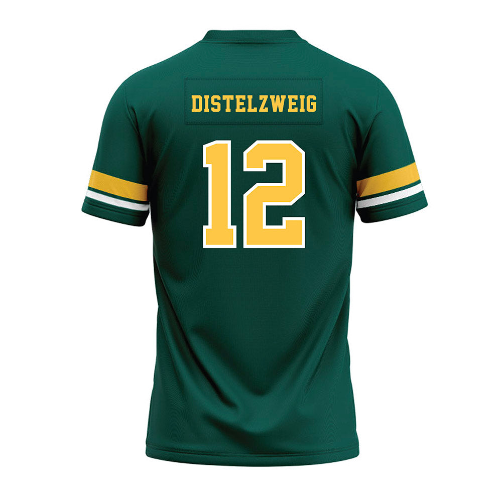 Wayne State - NCAA Football : Liam Distelzweig - Green Premium Football Jersey-1