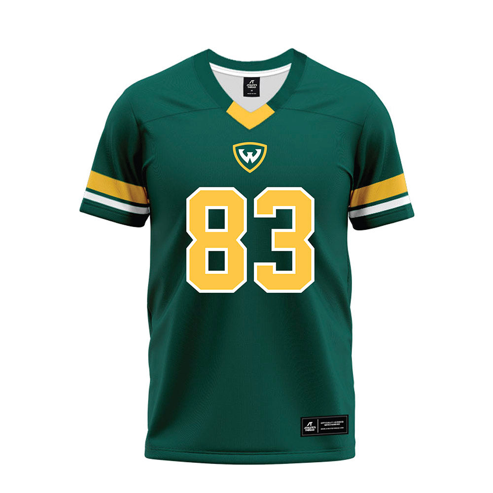 Wayne State - NCAA Football : Jordan Bell - Green Premium Football Jersey-0