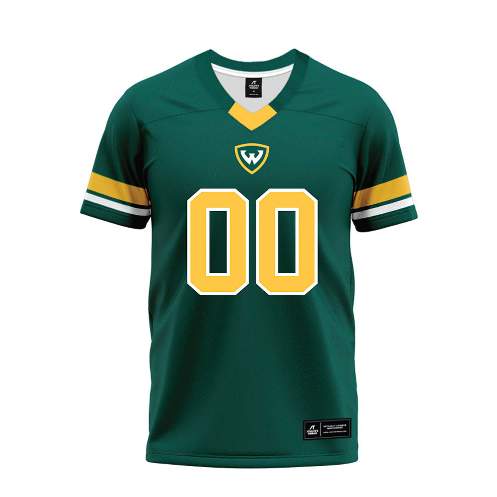 Wayne State - NCAA Football : Ryan Spate - Green Premium Football Jersey-0