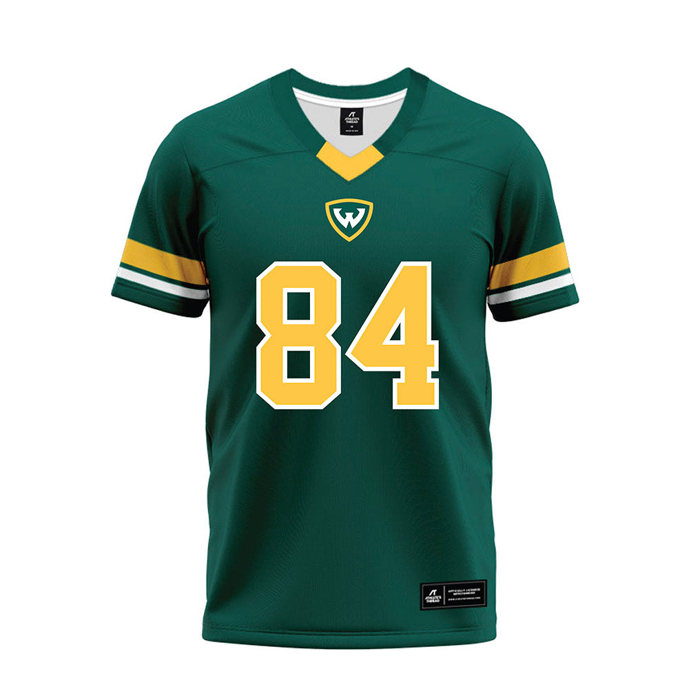 Wayne State - NCAA Football : Blake Nelson - Green Premium Football Jersey-0