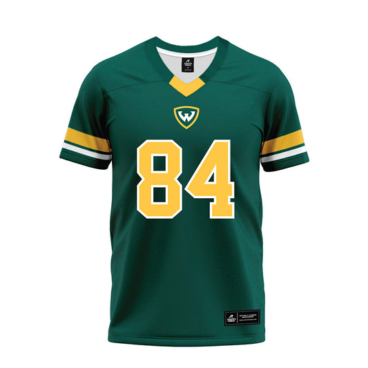 Wayne State - NCAA Football : Blake Nelson - Green Premium Football Jersey-0
