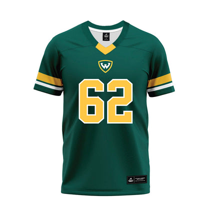 Wayne State - NCAA Football : Will Edwards - Green Premium Football Jersey-0