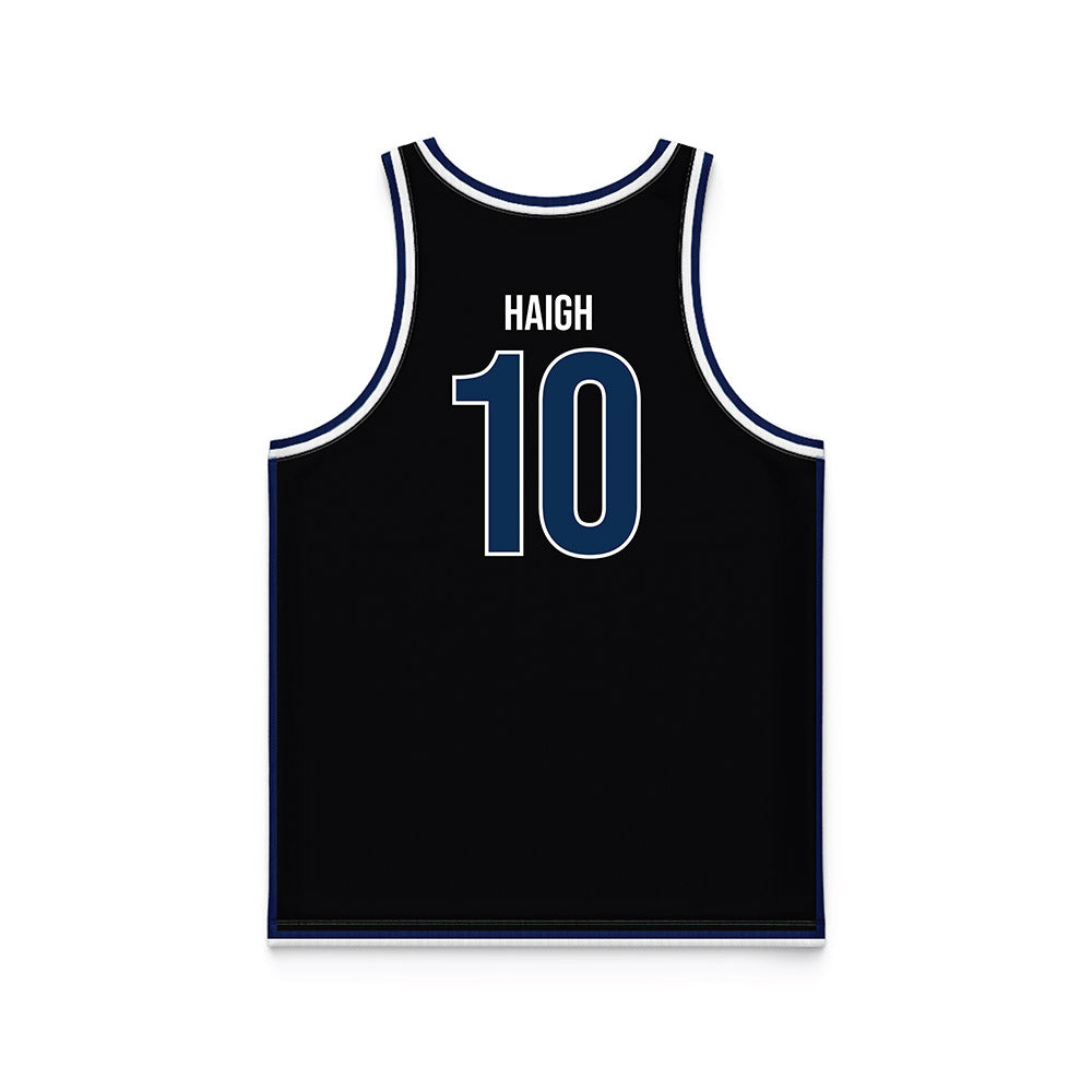 MSMU - NCAA Men's Basketball : Patrick Haigh - Black Basketball Jersey-1
