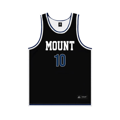 MSMU - NCAA Men's Basketball : Patrick Haigh - Black Basketball Jersey-0