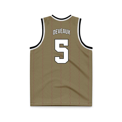 MSMU - NCAA Men's Basketball : Trey Deveaux - Bronze Basketball Jersey-1
