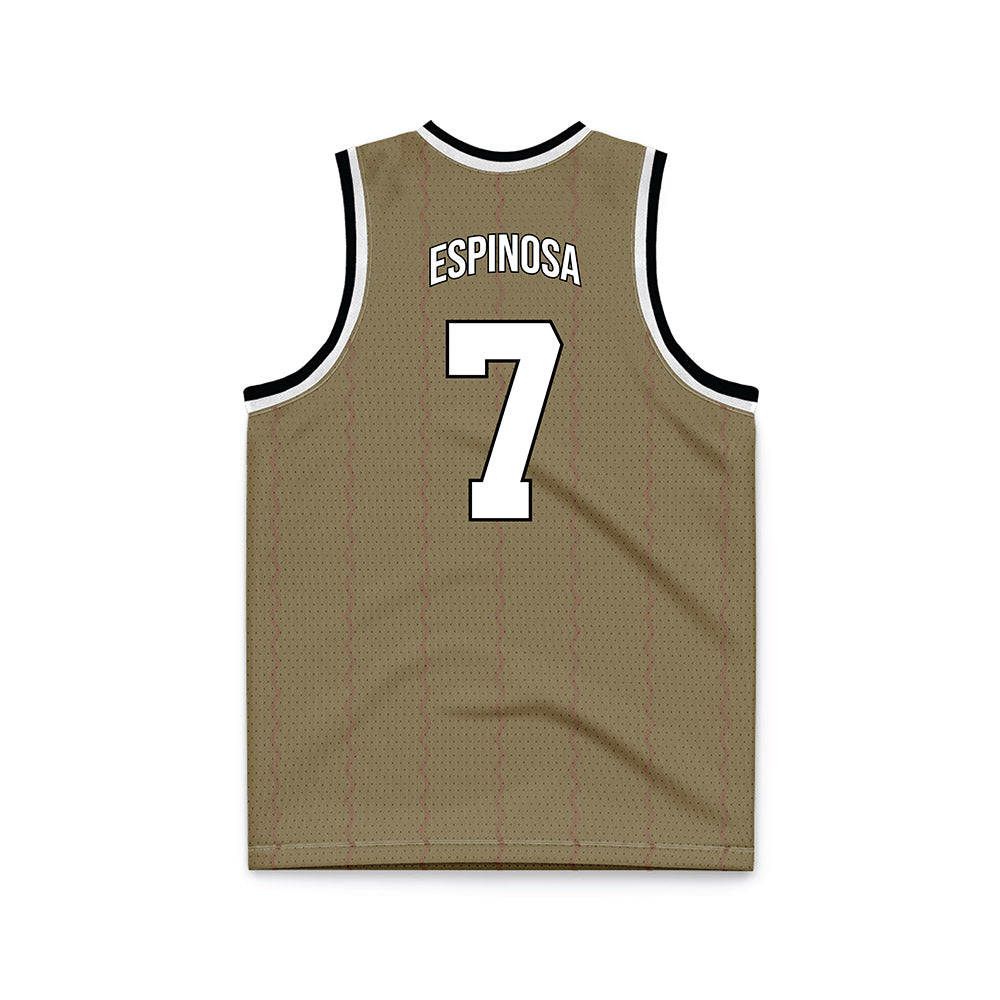 MSMU - NCAA Men's Basketball : Elijah Espinosa - Bronze Basketball Jersey-1
