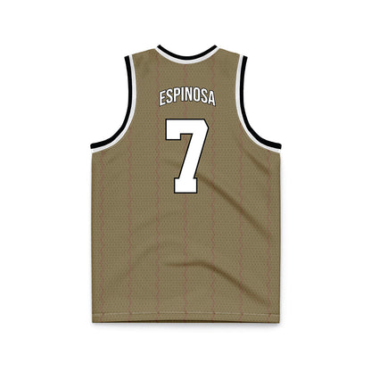 MSMU - NCAA Men's Basketball : Elijah Espinosa - Bronze Basketball Jersey-1