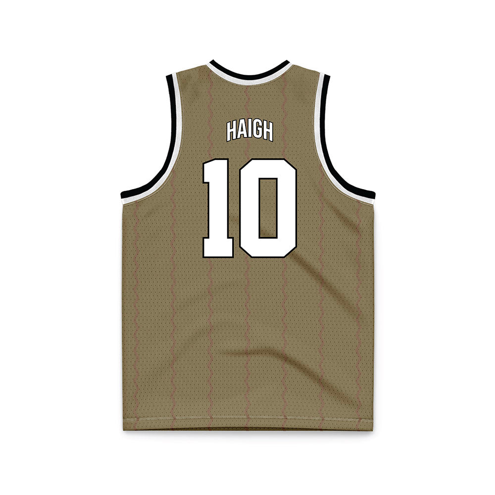 MSMU - NCAA Men's Basketball : Patrick Haigh - Bronze Basketball Jersey-1